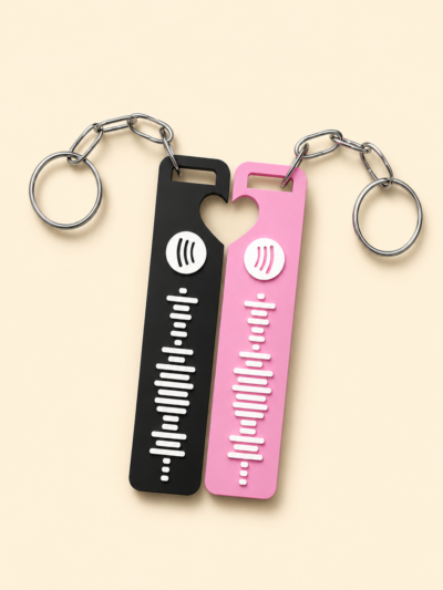 You + Me Spotify Keychain