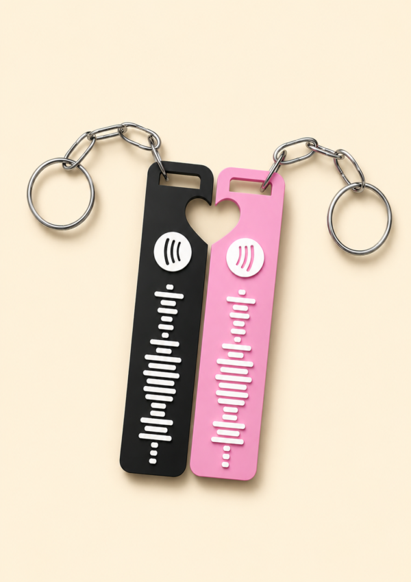 You + Me Spotify Keychain
