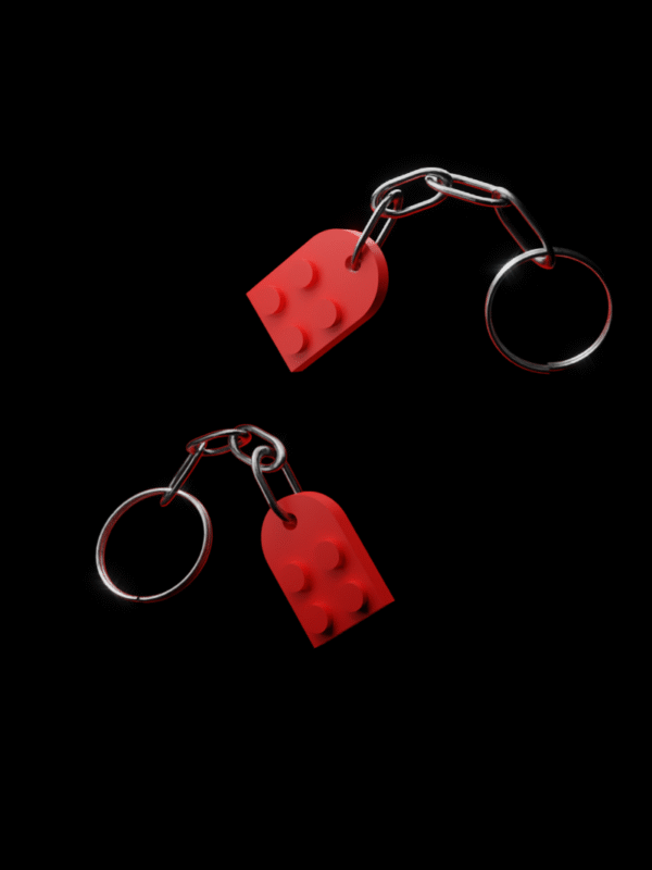Lego Couple Keychain - Image 2