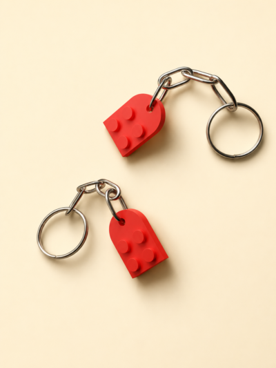 Lego Couple Keychain