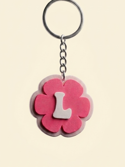 Initials keychain
