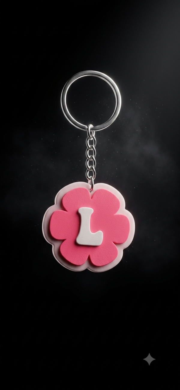Initials keychain